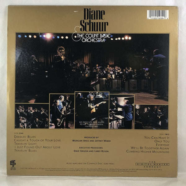 Used Vinyl Diane Schuur & the Count Basie Orchestra LP VG++-VG++ USED V2 11645