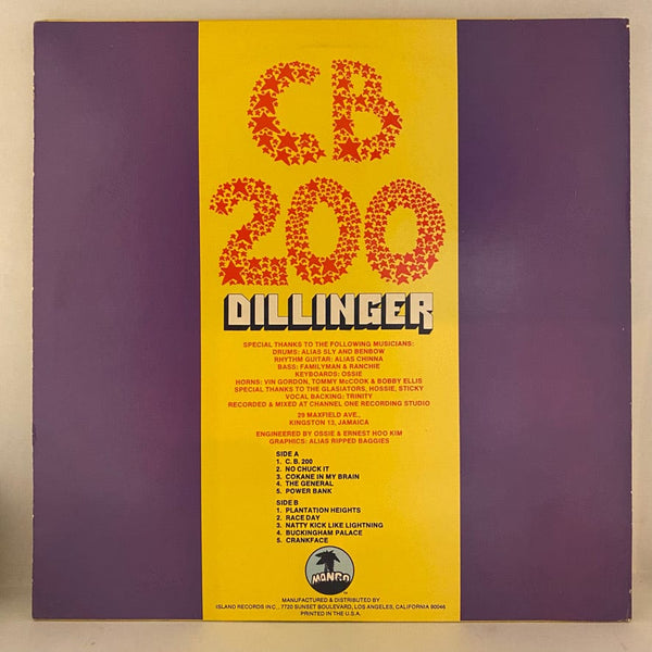 Used Vinyl Dillinger – CB 200 LP USED VG++/VG+ J072824-02