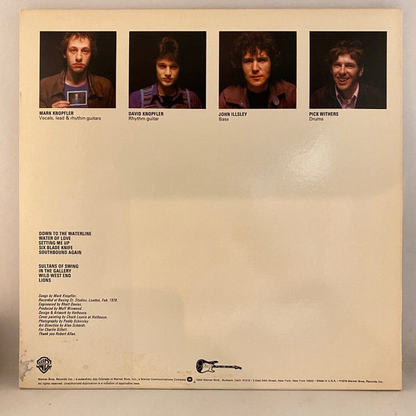 Used Vinyl Dire Straits – Dire Straits LP USED VG+/VG 1979 Pressing J062924-10