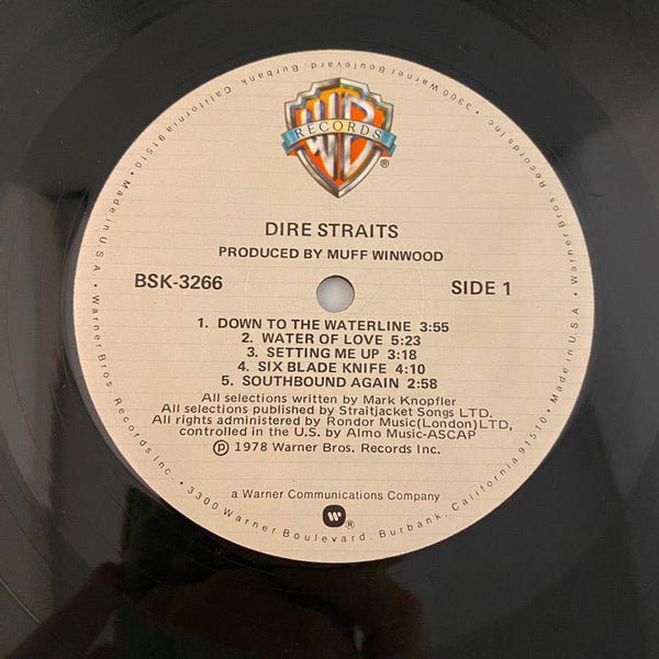 Used Vinyl Dire Straits – Dire Straits LP USED VG+/VG 1979 Pressing J062924-10