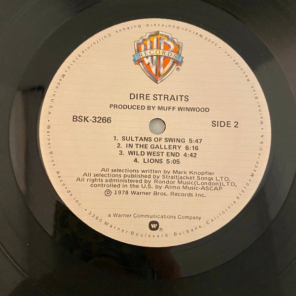 Used Vinyl Dire Straits – Dire Straits LP USED VG+/VG 1979 Pressing J062924-10