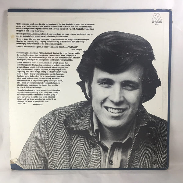 Used Vinyl Don McLean - Tapestry LP VG++-VG+ USED 8573