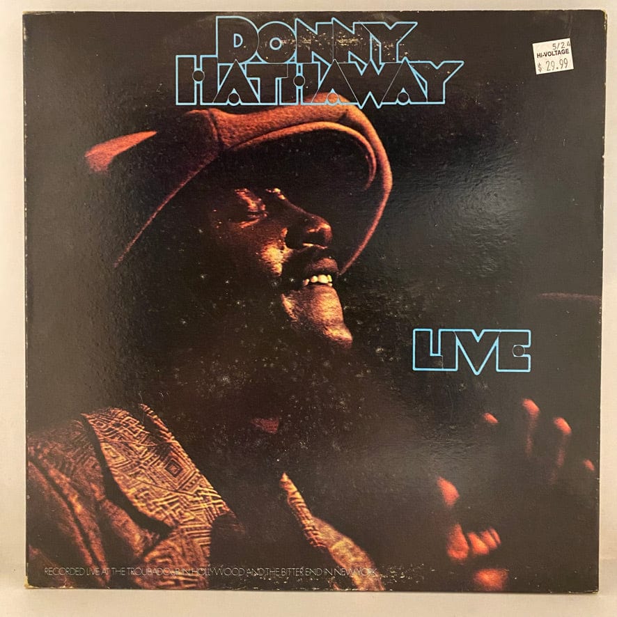 Donny Hathaway – Live LP USED VG+/VG 1972 Pressing – Hi-Voltage