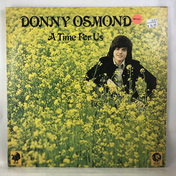Used Vinyl Donny Osmond - A Time For Us LP UK Import VG++-NM USED 10488