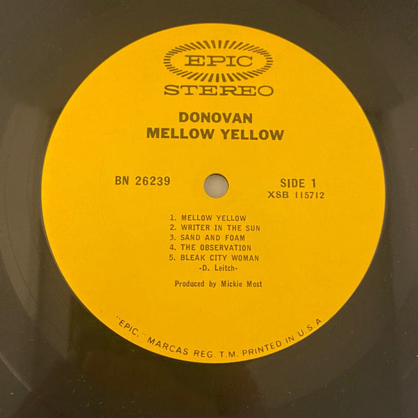 Used Vinyl Donovan – Mellow Yellow LP USED VG++/VG++ J070724-04