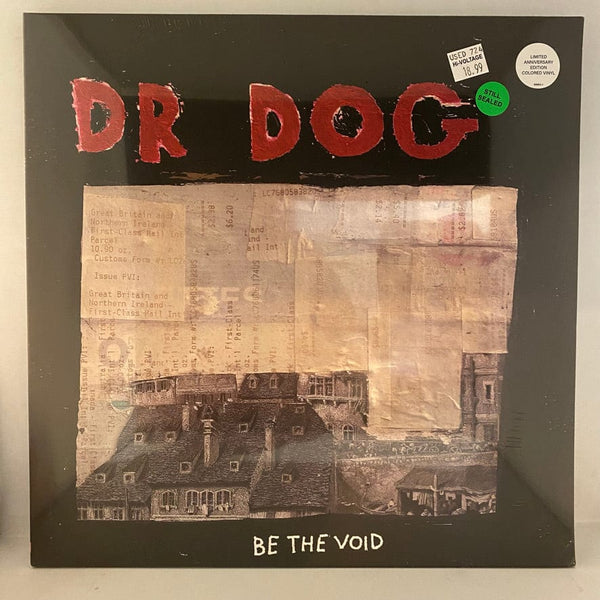 Used Vinyl Dr. Dog – Be The Void LP USED NOS STILL SEALED Clear/Red Galaxy Vinyl J072624-17