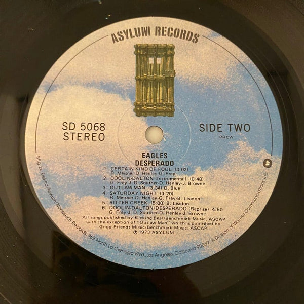 Used Vinyl Eagles – Desperado LP USED NM/VG+ J091123-04