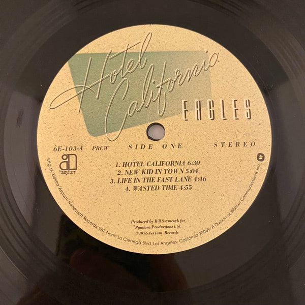 Used Vinyl Eagles – Hotel California LP USED VG++/VG++ 1977 Pressing J070124-07
