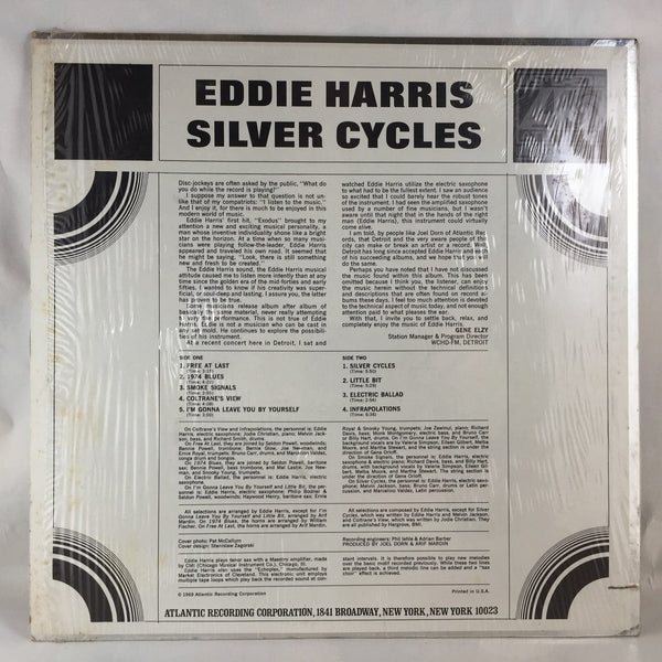 Used Vinyl Eddie Harris - Silver Cycles LP Shrink NM-VG++ USED 7402