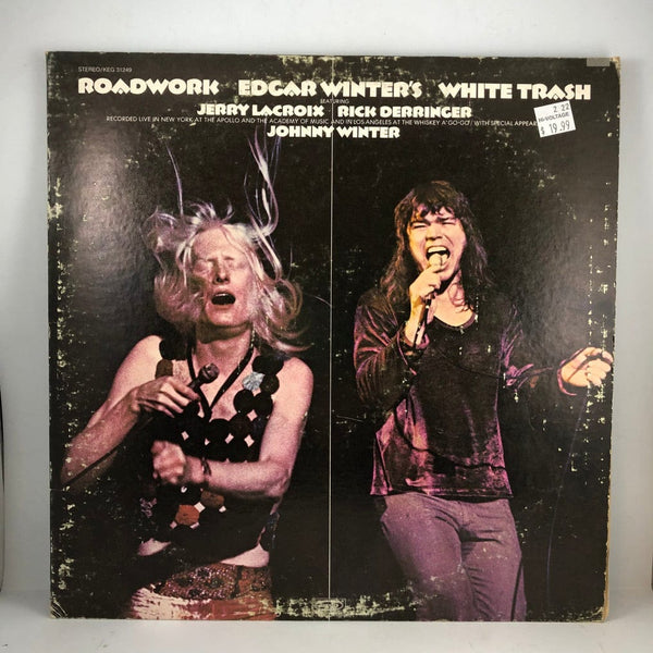 Used Vinyl Edgar Winter's White Trash - Roadwork 2LP VG+/G USED I030622-021