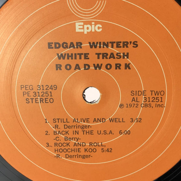 Used Vinyl Edgar Winter's White Trash - Roadwork 2LP VG-G USED V2 12318