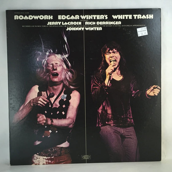 Used Vinyl Edgar Winter's White Trash - Roadwork 2LP VG++-VG++ USED 7893