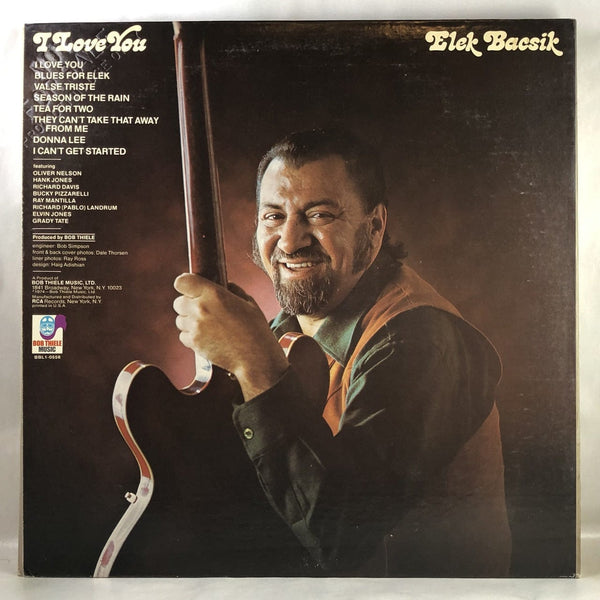 Used Vinyl Elek Bacsik - I Love You LP VG++-VG++ USED 12369