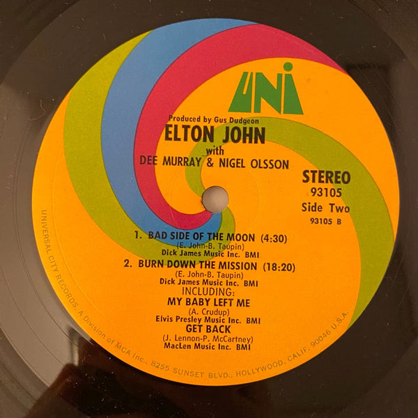 Used Vinyl Elton John – 11-17-70 LP USED VG++/NM J031723-03