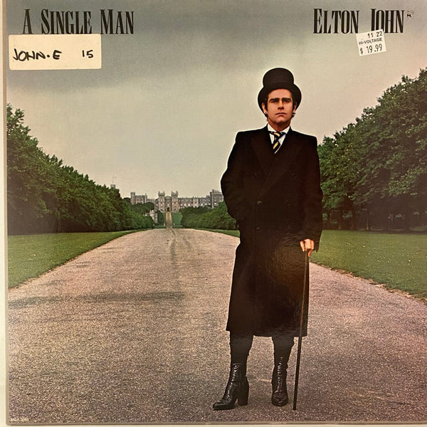 Used Vinyl Elton John – A Single Man LP USED NM/VG+ J111322-05