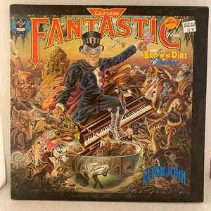 Used Vinyl Elton John – Captain Fantastic And The Brown Dirt Cowboy LP USED VG+/VG+ UK Pressing J070724-13