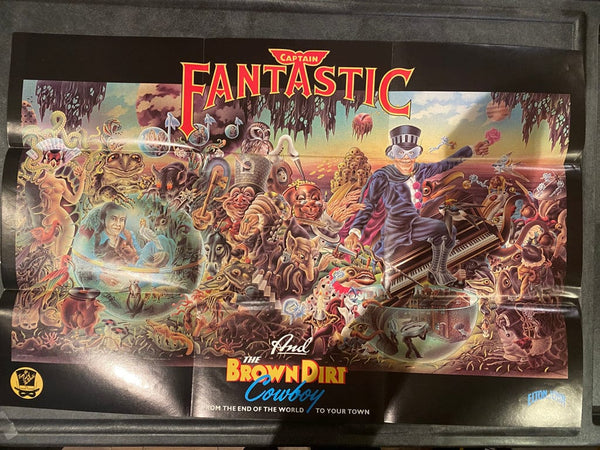 Used Vinyl Elton John – Captain Fantastic And The Brown Dirt Cowboy LP USED VG+/VG+ UK Pressing J070724-13