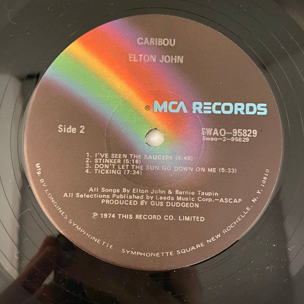 Used Vinyl Elton John – Caribou LP USED NM/VG+ J091023-24