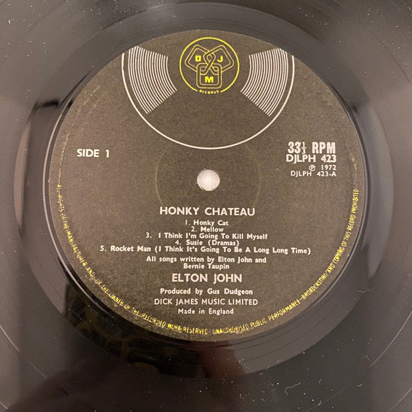 Used Vinyl Elton John – Honky Château LP USED NM/VG+ 1972 UK Pressing J062924-13