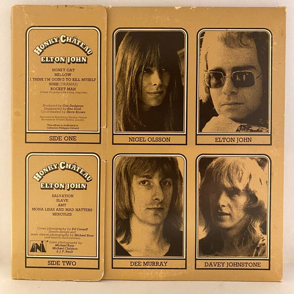 Used Vinyl Elton John – Honky Château LP USED VG+/VG J061623-03