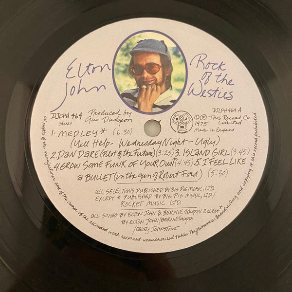 Used Vinyl Elton John – Rock Of The Westies LP USED VG++/VG+ 1975 UK Pressing J062924-12