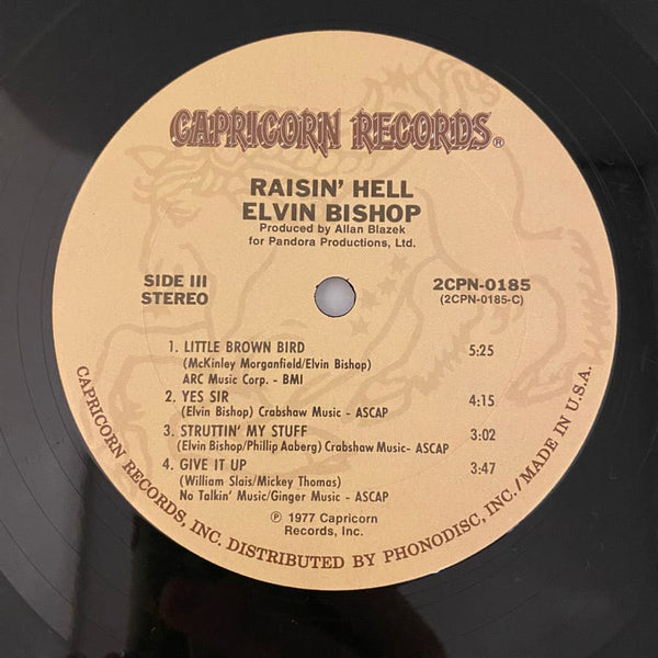 Used Vinyl Elvin Bishop – Raisin' Hell 2LP USED VG++/VG+ 1977 Club Edition J092724-01