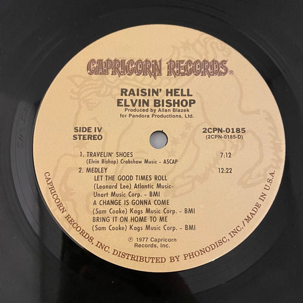 Used Vinyl Elvin Bishop – Raisin' Hell 2LP USED VG++/VG+ 1977 Club Edition J092724-01