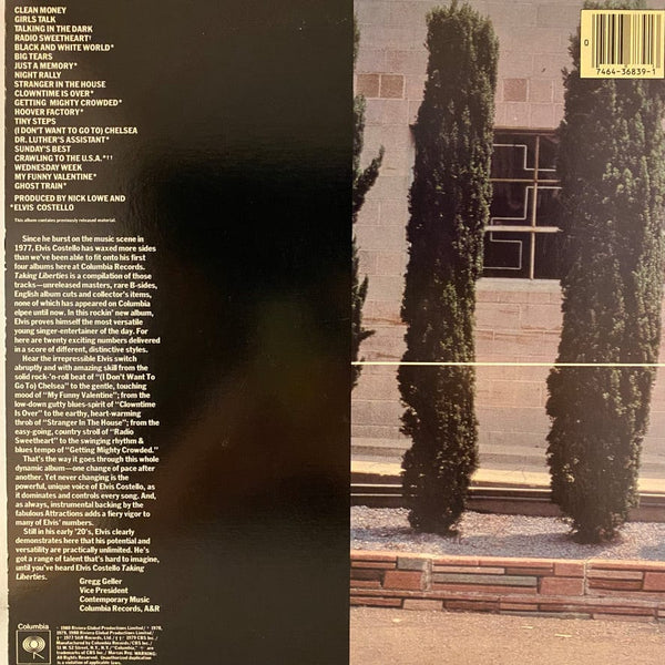 Used Vinyl Elvis Costello – Taking Liberties LP USED NM/VG+ J021923-09