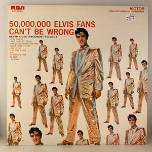 Used Vinyl Elvis Presley – 50,000,000 Elvis Fans Can't Be Wrong (Elvis' Gold Records, Vol. 2) LP USED VG+/VG++ 1976 Pressing J033124-07