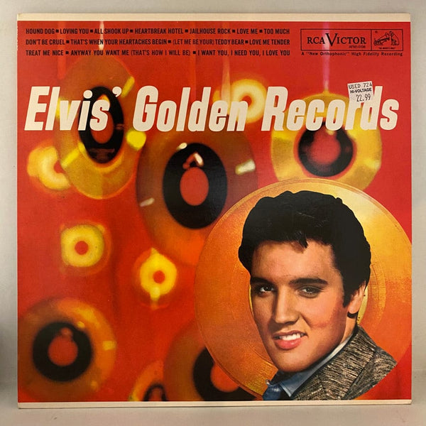 Used Vinyl Elvis Presley – Elvis' Golden Records LP USED VG++/VG+ 1984 Pressing J080224-02