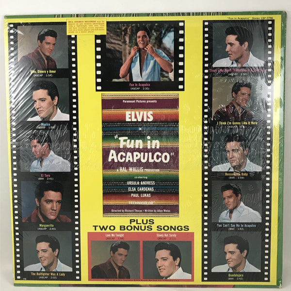 Used Vinyl Elvis Presley - Fun In Acapulco Soundtrack LP SEALED NOS USED 2333