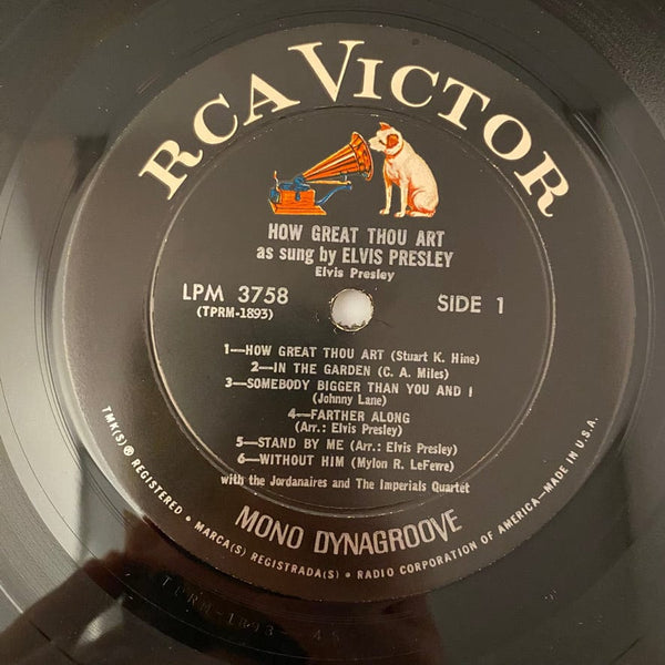 Used Vinyl Elvis Presley – How Great Thou Art LP USED VG++/VG+ Mono J031623-09