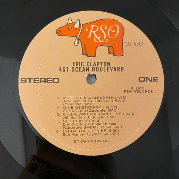 Used Vinyl Eric Clapton – 461 Ocean Boulevard LP USED VG++/VG J091123-01