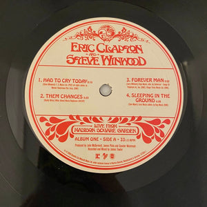 Used Vinyl Eric Clapton And Steve Winwood – Live From Madison Square Garden 3LP Box Set USED VG++/VG++ J101424-08