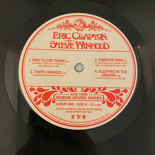 Used Vinyl Eric Clapton And Steve Winwood – Live From Madison Square Garden 3LP Box Set USED VG++/VG++ J101424-08