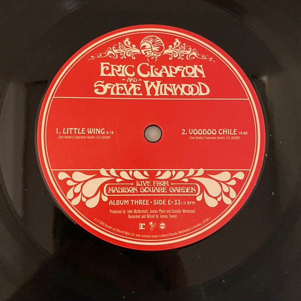 Used Vinyl Eric Clapton And Steve Winwood – Live From Madison Square Garden 3LP Box Set USED VG++/VG++ J101424-08
