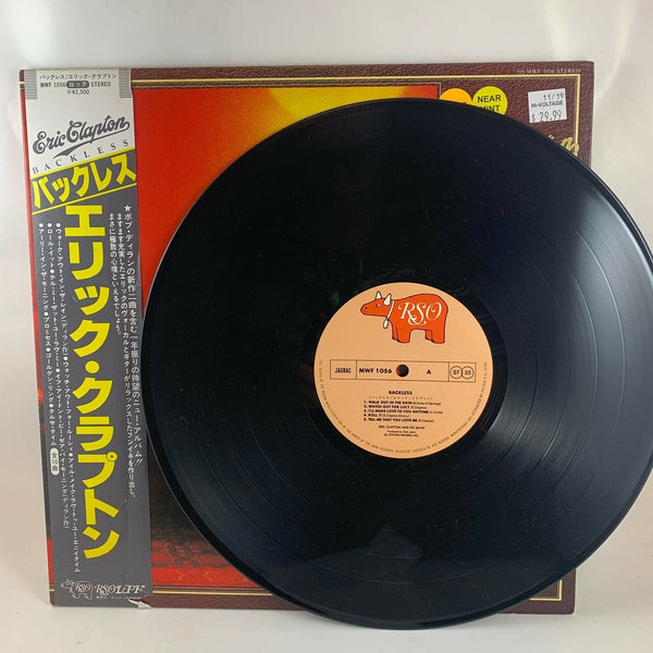Used Vinyl Eric Clapton - Backless LP Japanese Pressing NM-NM USED 2923