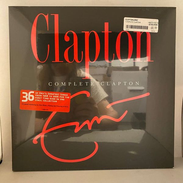 Used Vinyl Eric Clapton – Complete Clapton 4LP Box Set USED NOS STILL SEALED J101424-06