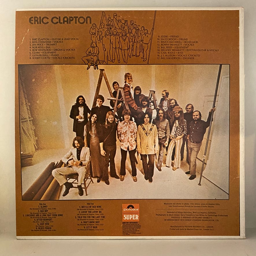 Eric Clapton – Eric Clapton LP USED NM/VG+ 1970 UK Pressing – Hi
