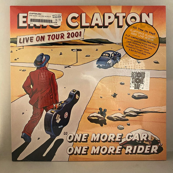 Used Vinyl Eric Clapton – One More Car, One More Rider 3LP USED NOS STILL SEALED 2019 RSD Clear Vinyl J101424-03