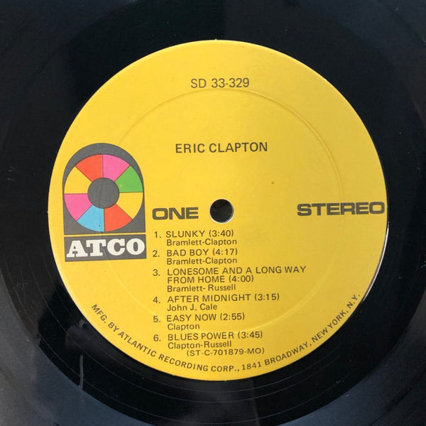 Used Vinyl Eric Clapton - Self Titled LP VG++/VG++ USED 020822-030