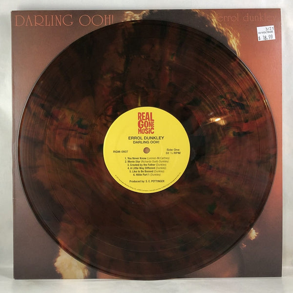 Used Vinyl Errol Dunkley - Darling Ooh LP Color Vinyl Reissue NM-NM USED 11867