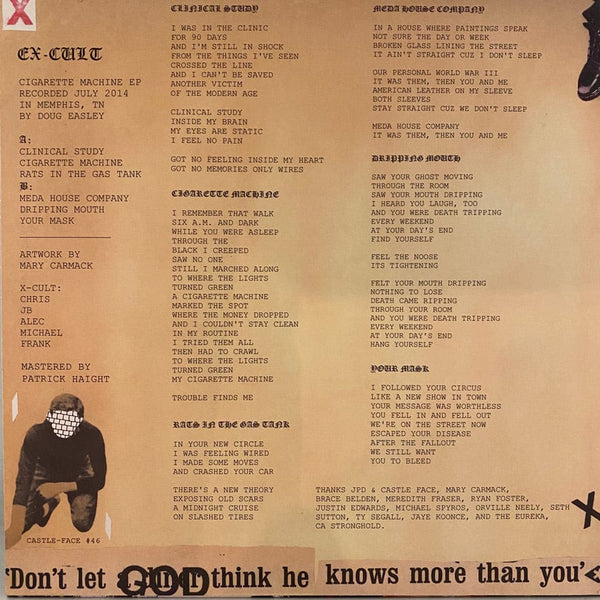 Used Vinyl Ex-Cult – Cigarette Machine LP USED VG++/NM 45 RPM 12" EP J120322-09