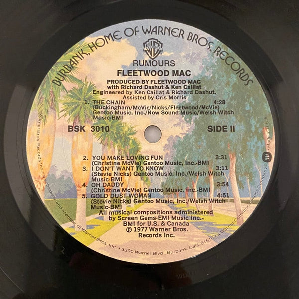 Used Vinyl Fleetwood Mac – Rumours LP USED VG++/VG+ 1977 Pressing J071424-08