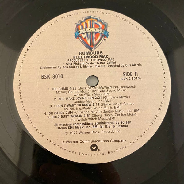 Used Vinyl Fleetwood Mac – Rumours LP USED VG+/VG+ Club Edition J070524-08