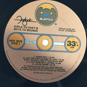 Used Vinyl Foghat - Girls to Chat and Boys to Bounce LP VG+-VG++ USED 6465