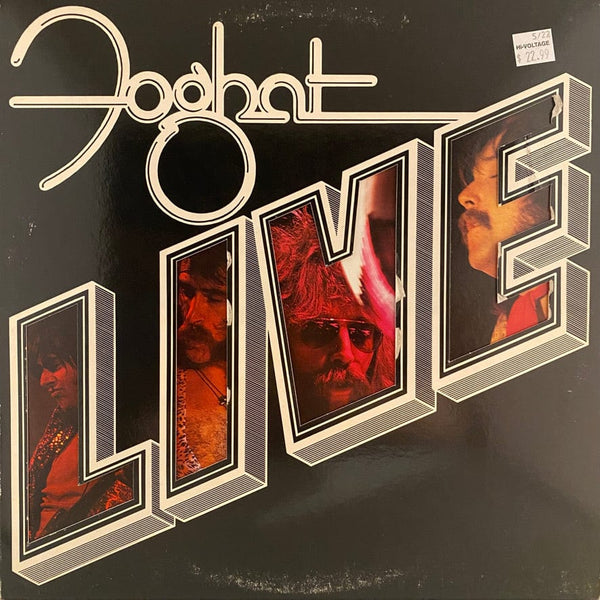 Used Vinyl Foghat - Live LP USED NM/VG+ J081522-05