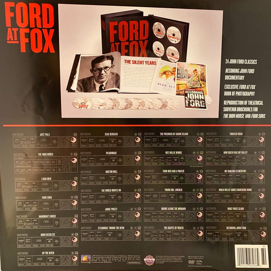 Ford At Fox - The Collection 21DVD USED VG++/VG+ Box Set – Hi-Voltage  Records