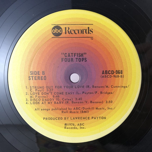 Used Vinyl Four Tops - Catfish LP NM-VG++ USED 10454