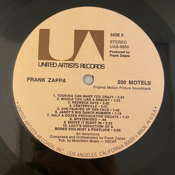 Used Vinyl Frank Zappa – 200 Motels 2LP USED VG+/VG J010223-08